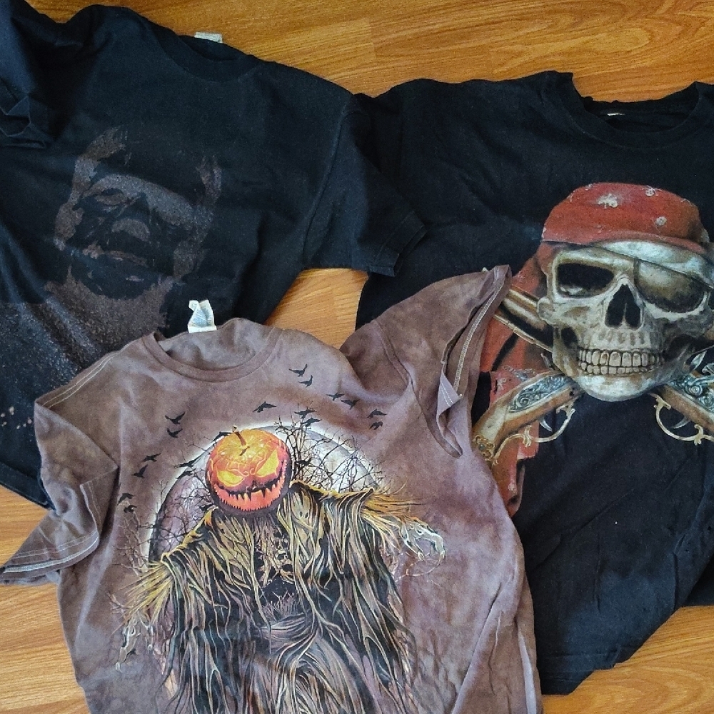 Halloween Costume T-Shirts - Black and Brown